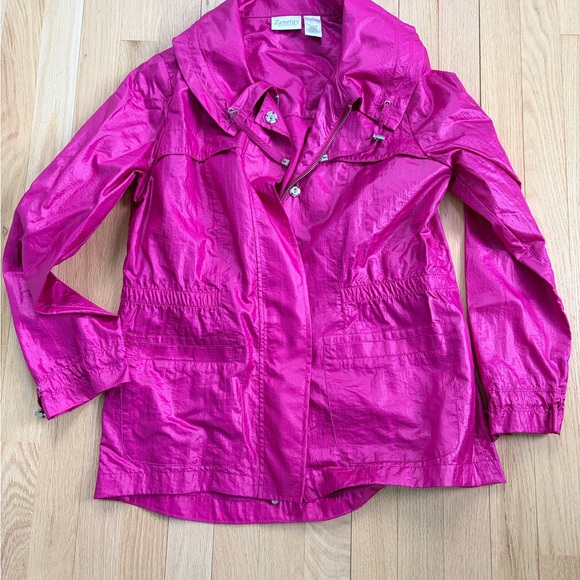 Zenergy by Chico's Jackets & Blazers - Chico’s Zenergy Hot Pink Windbreaker XS/S 90s Style